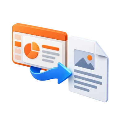Ilustrasi PowerPoint ke PDF
