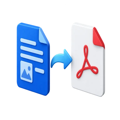 Ilustrasi Word ke PDF